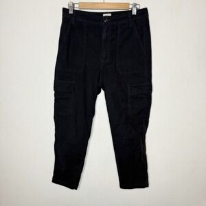 J.Crew Blue The New Straight‎ Leg Cargo Cotton Pants Navy Blue Women's 27